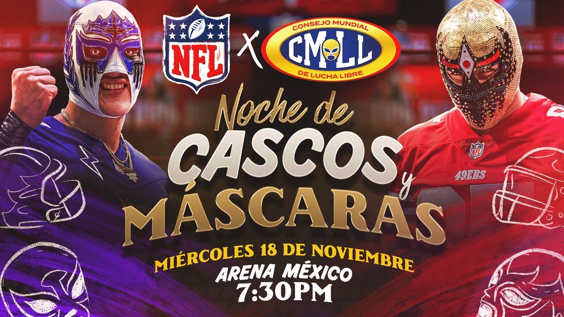NFL x CMLL: Ночь шлемов и масок