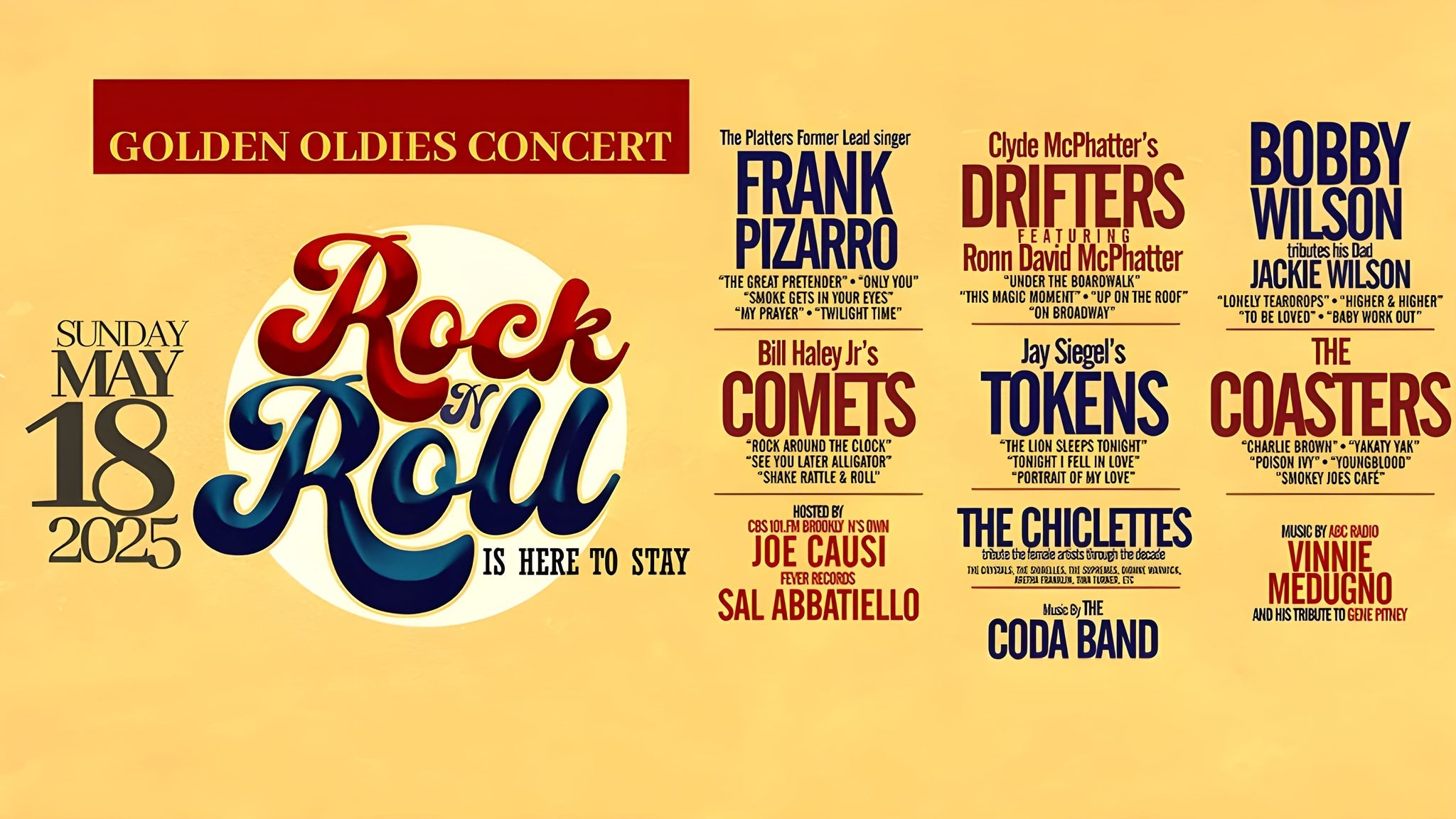 Golden Oldies: Rock N Roll is Here to Stay at Lehman Center for the Performing Arts – Bronx, NY