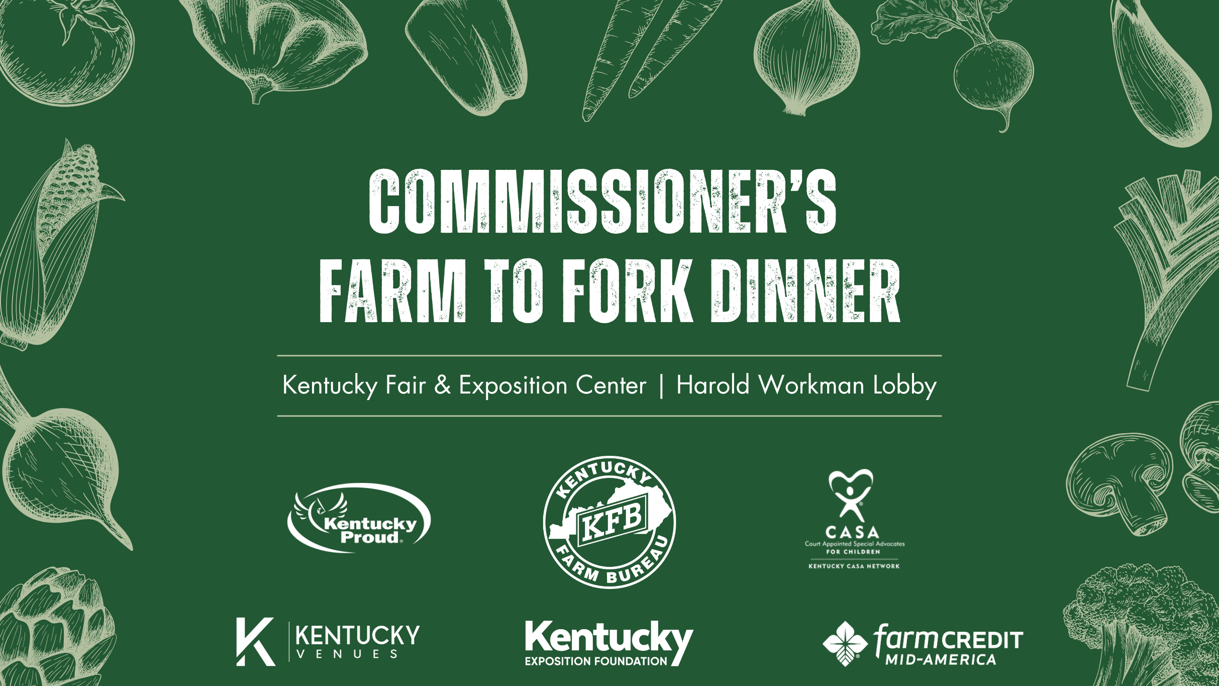 2025 Comissioner’s Farm To Fork Dinner at Kentucky Expo Center – Louisville, KY