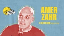 Amer Zahr Live at Dubai Comedy Festival - Event poster