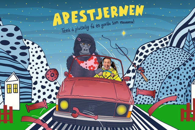 Riksteatret: Apestjernen show poster