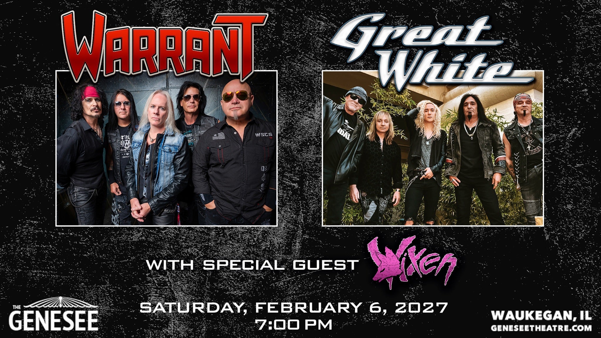 Warrant & Great White With Special Guest Vixen concert image