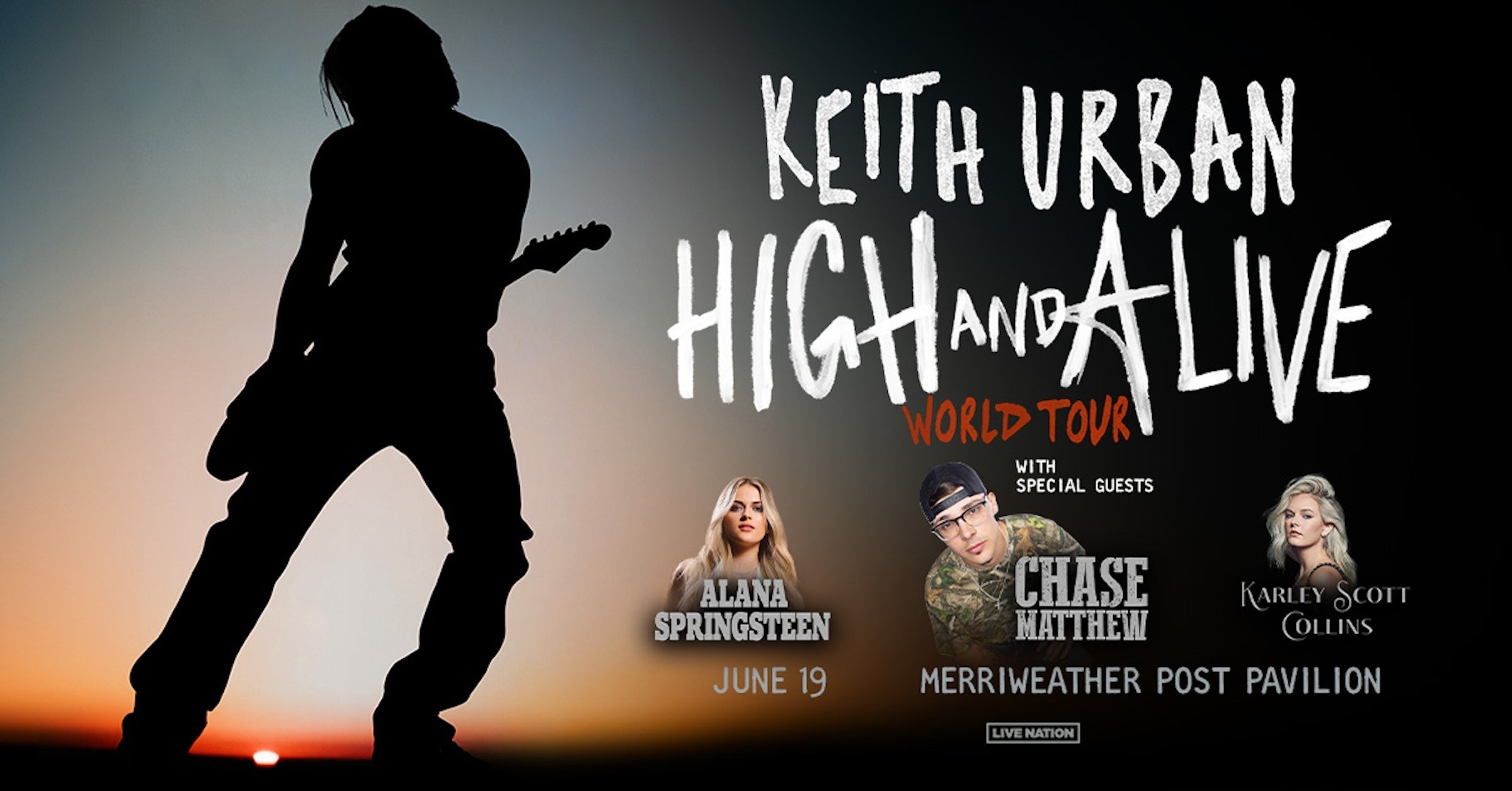 Keith Urban: High and Alive World Tour at Merriweather Post Pavilion – Columbia, MD