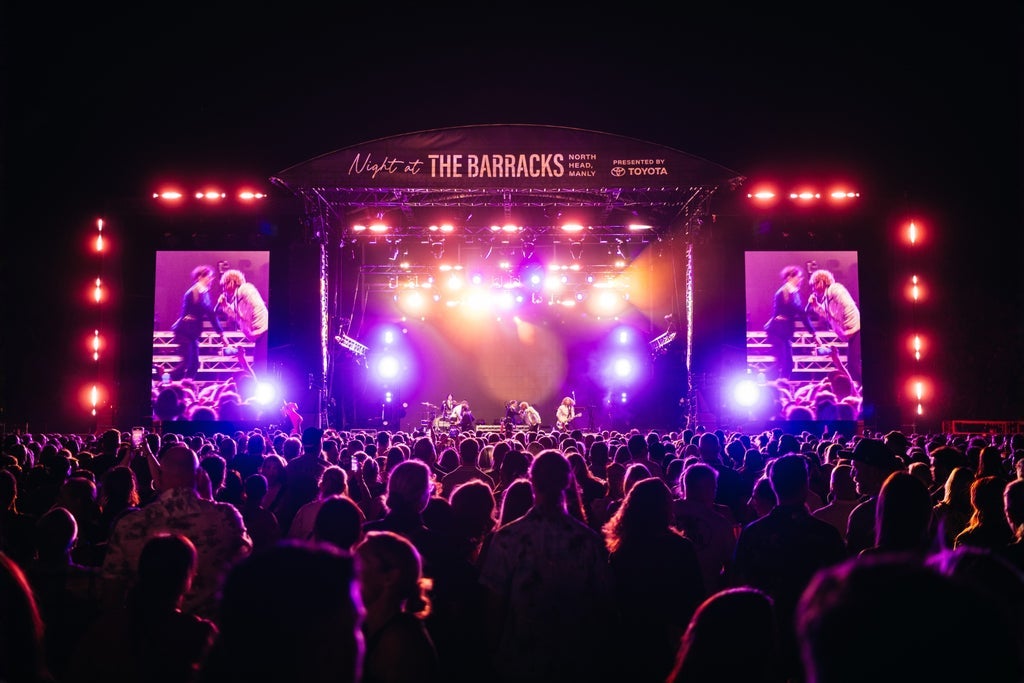 Night at The Barracks - The Temper Trap