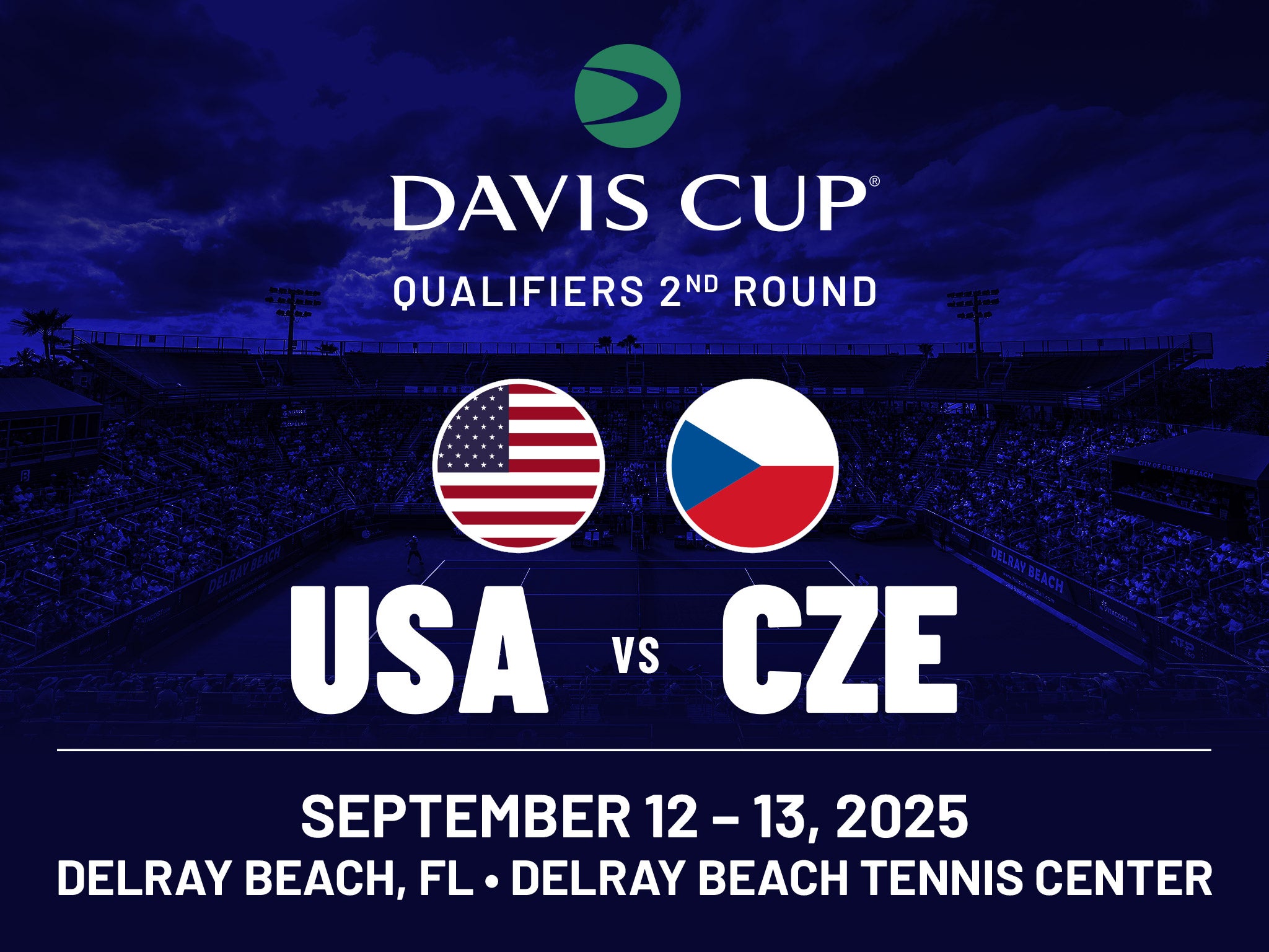 Davis Cup Qualifier 2nd Round: USA vs Czechia - FRIDAY