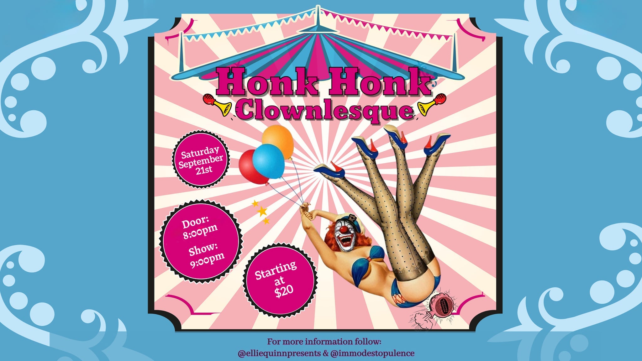 Immodest Opulence: Honk Honk Clownlesque (18+) hero