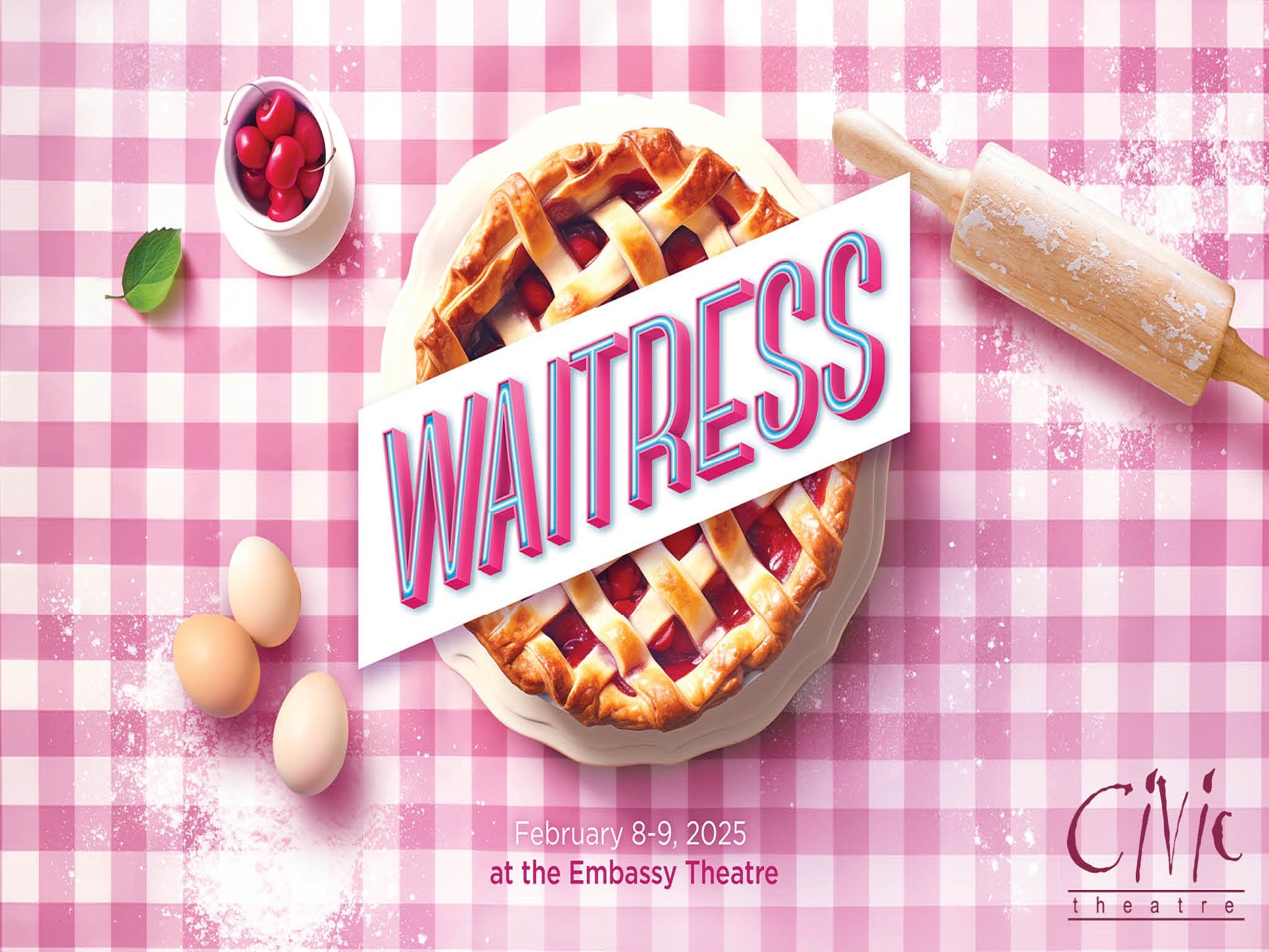 Civic Theatre Presents - Waitress hero