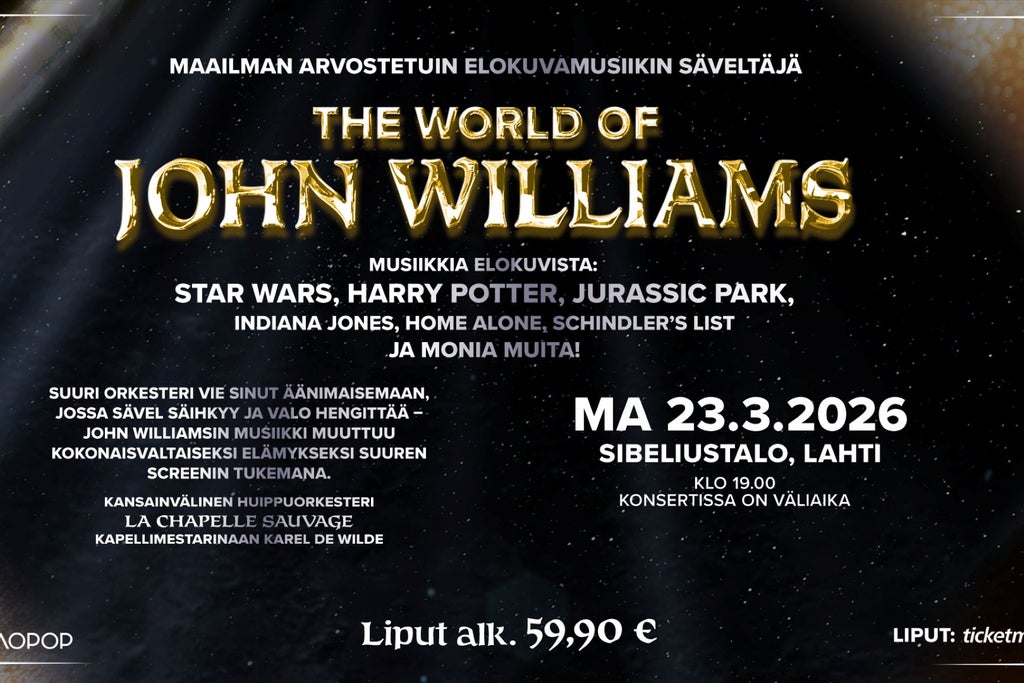THE WORLD OF JOHN WILLIAMS show poster