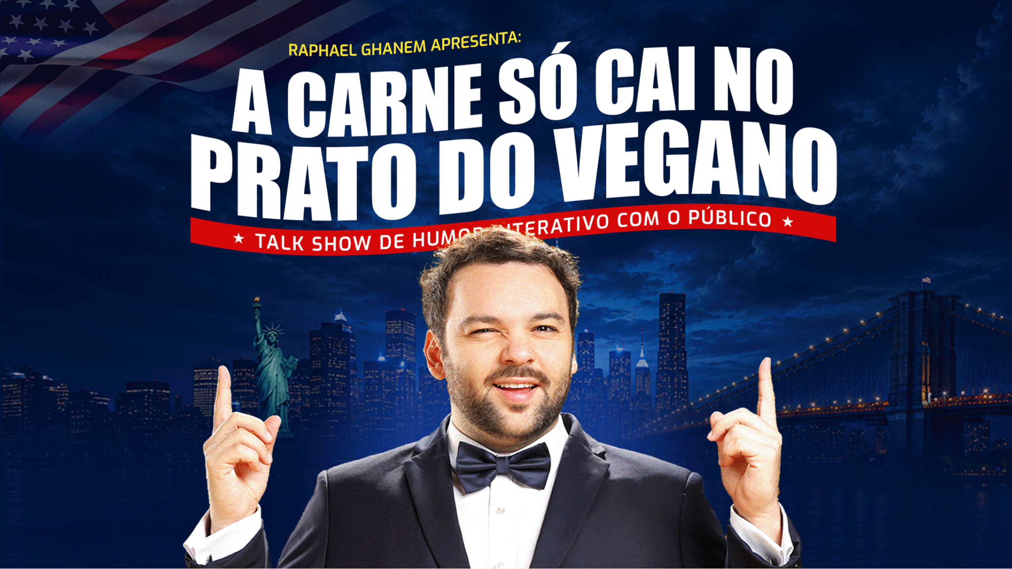 RAPHAEL GHANEM ? A CARNE SÓ CAI NO PRATO DO VEGANO