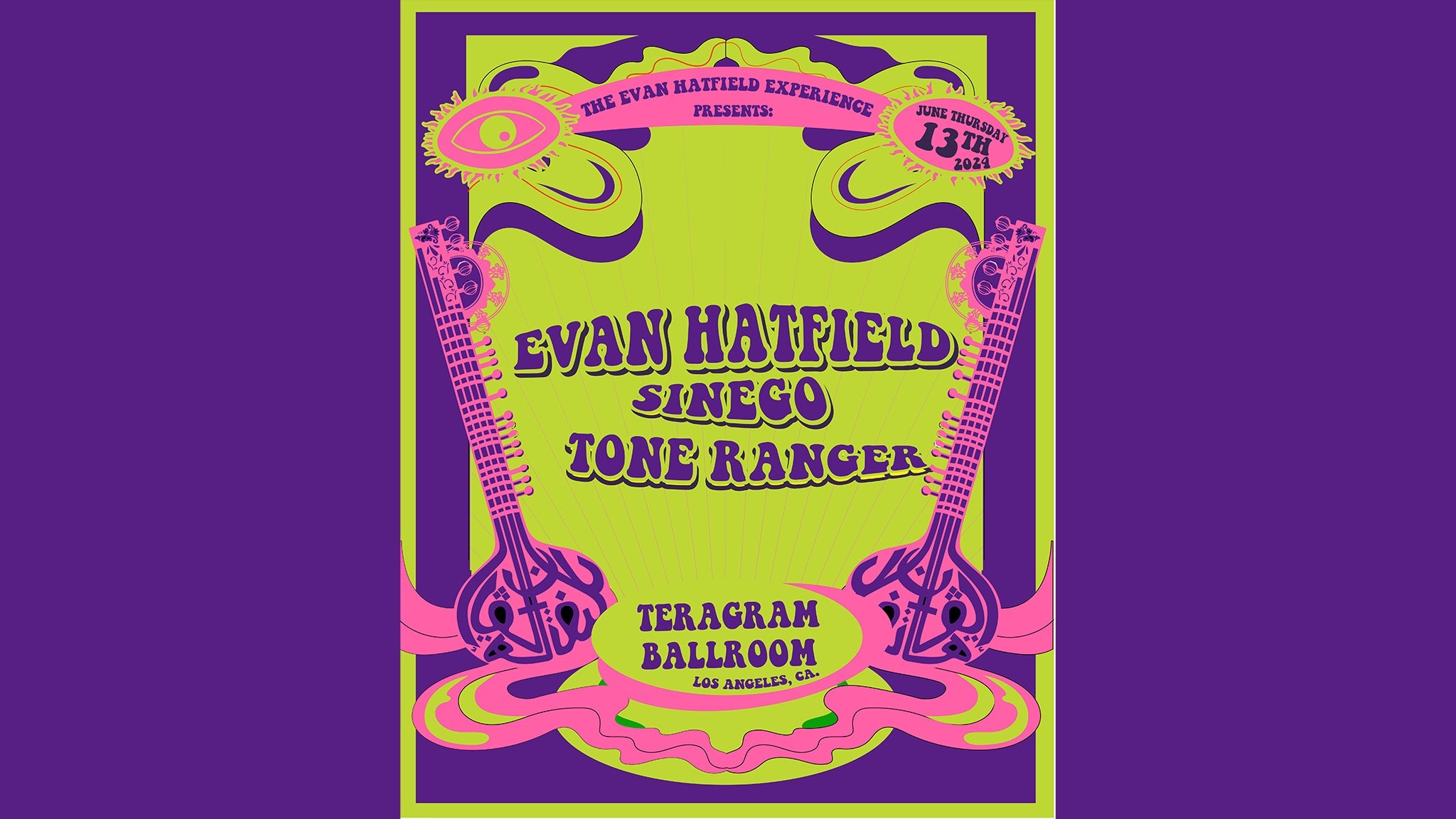 Evan Hatfield + Sinego + Tone Ranger at Teragram Ballroom
