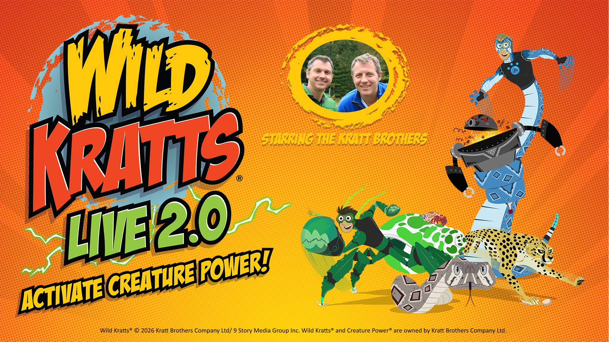Wild Kratts Live! 2.0 at Atlanta Symphony Hall