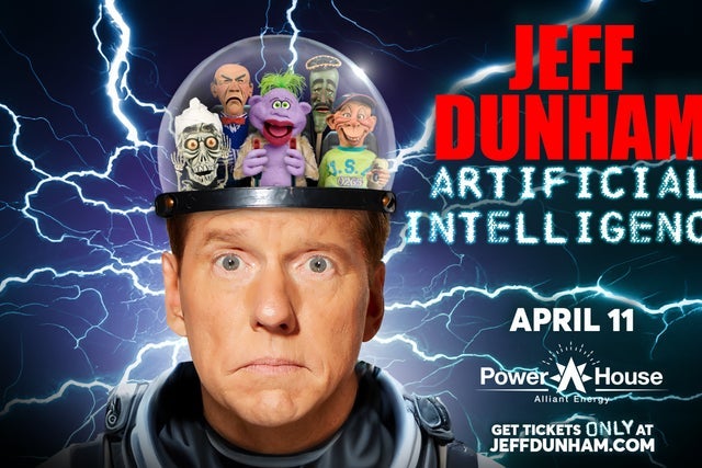 Jeff Dunham Artificial Intelligence presales in Cedar Rapids