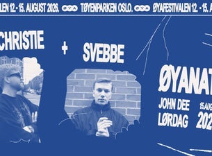 Bilde for arrangement Øyanatt: V. Christie + Svebbe