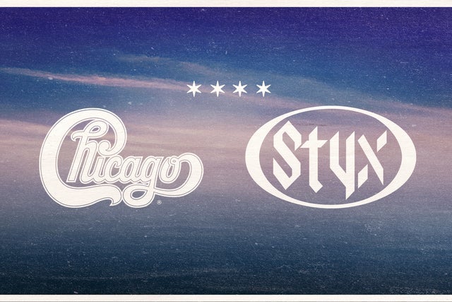 Official presale code Chicago & Styx: The Windy Cities Tour