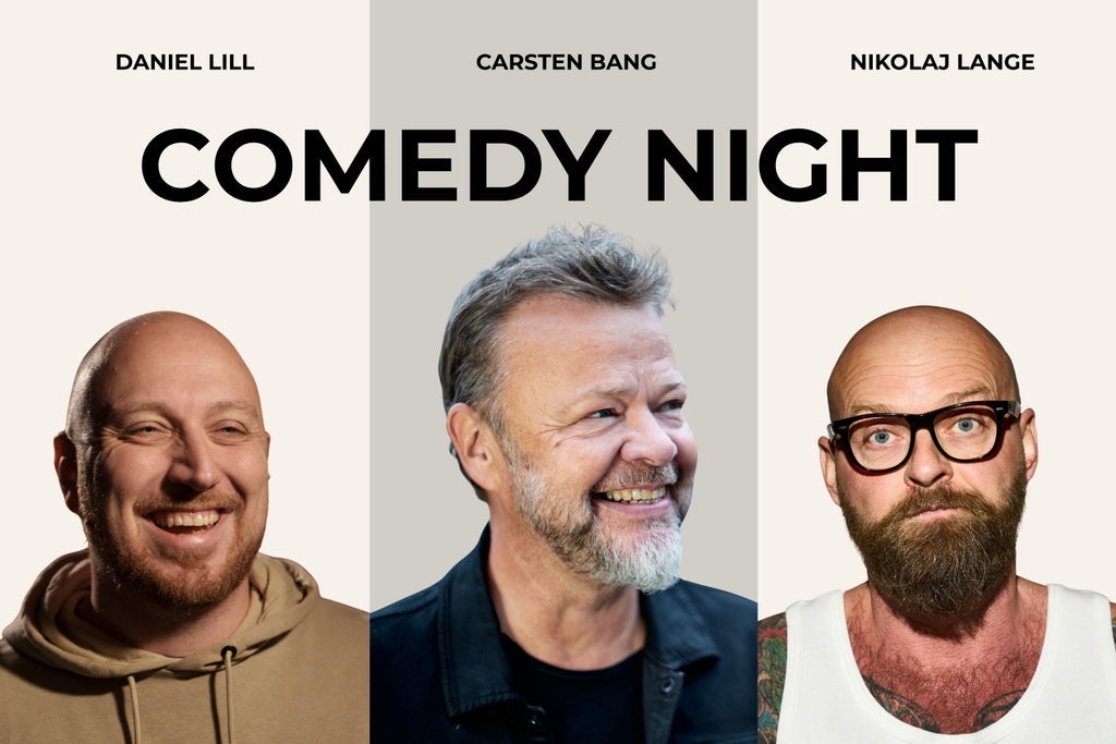 Comedy Night med 3 stærke komikere