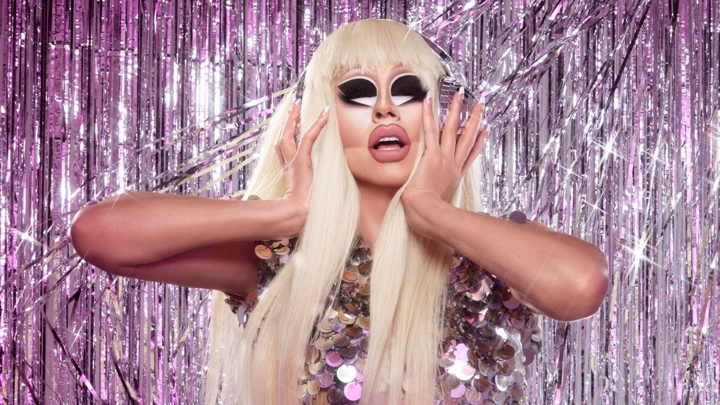 Solid Pink Disco with DJ Trixie