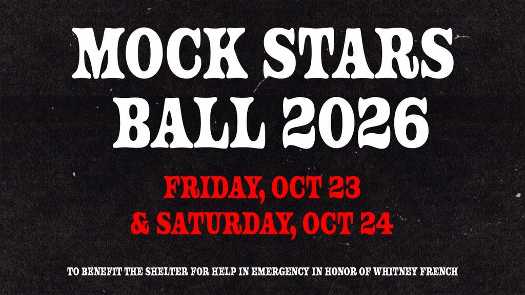 MOCK STAR'S BALL 2026! - 2 Day Ticket (10/23 & 10/24)