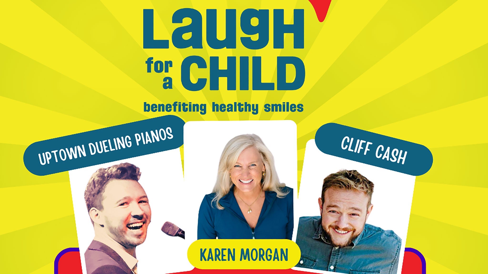 Laugh for a Child : Cliff Cash & Karen Morgan at Spartanburg Memorial Auditorium – Spartanburg, SC