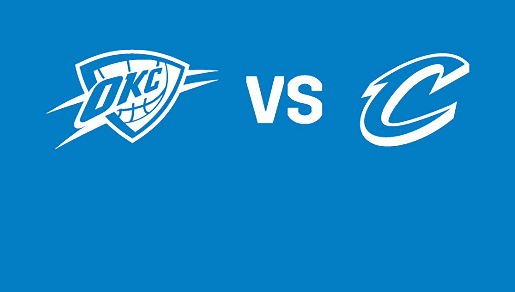 Oklahoma City Thunder vs. Cleveland Cavaliers at Paycom Center, oklahoma city