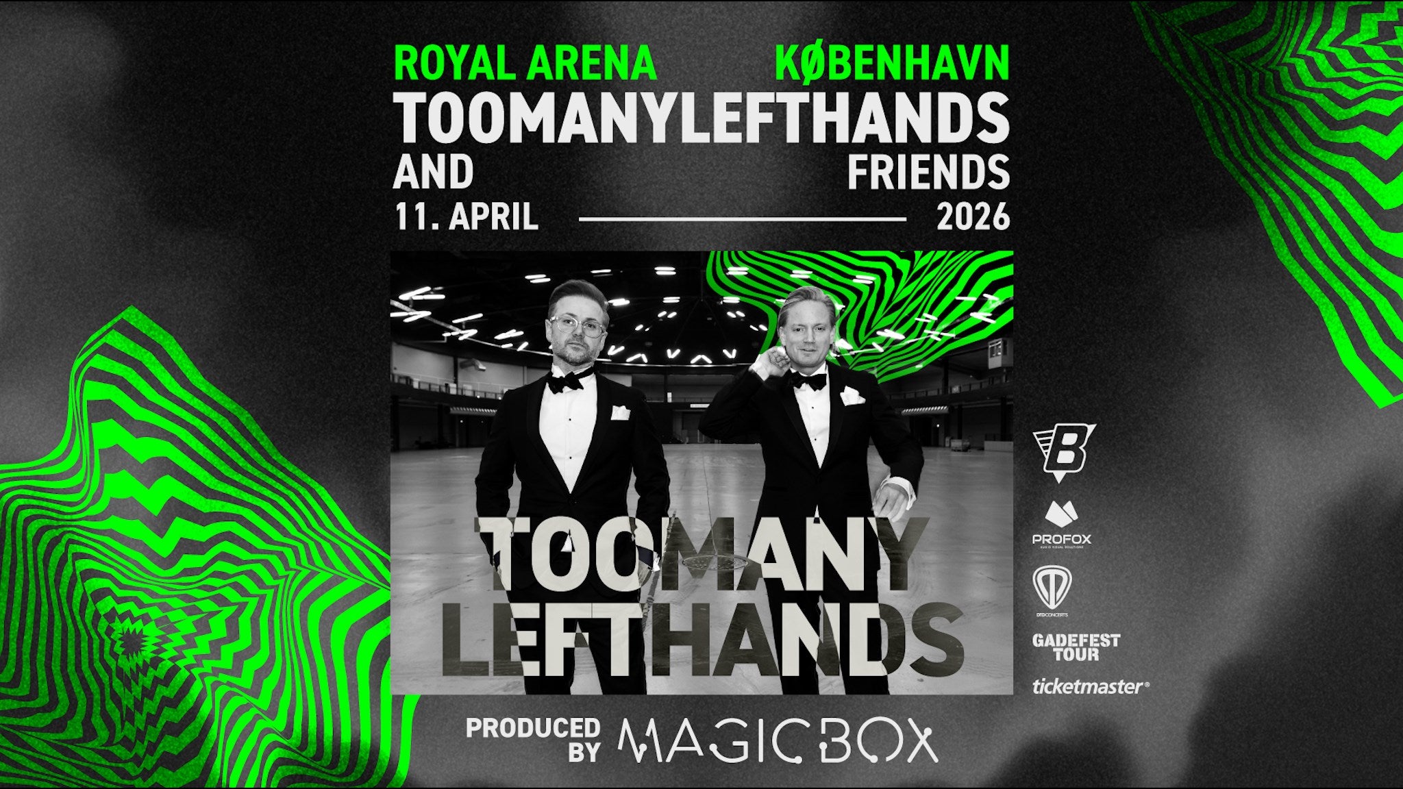 Presale codes for toomanylefthands: members use these when buying pre-sale tickets