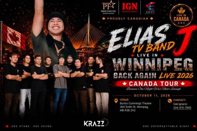 Presales to elias j.tv band: members use these when buying pre-sale tickets