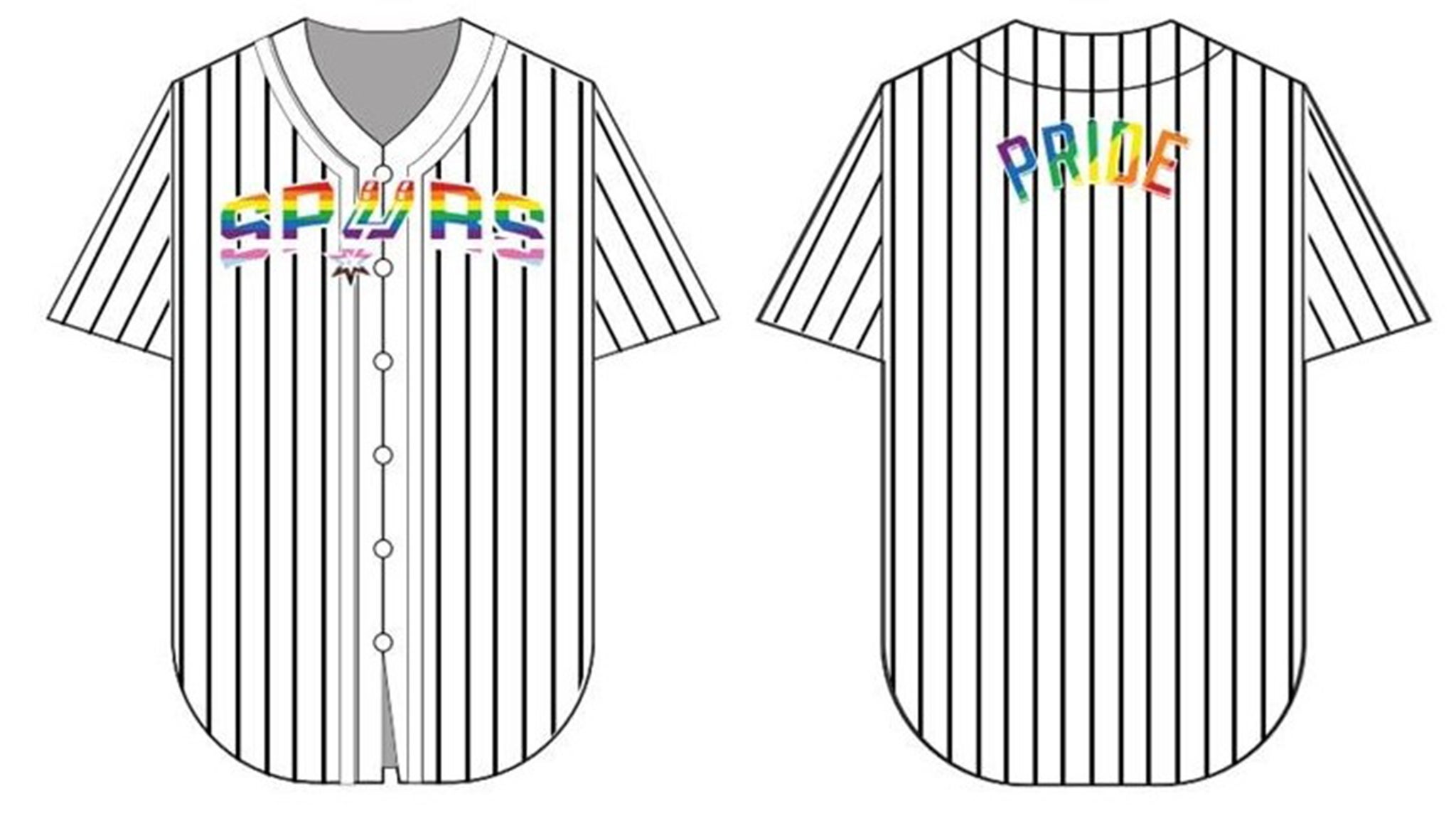 Austin Spurs Pride Jersey