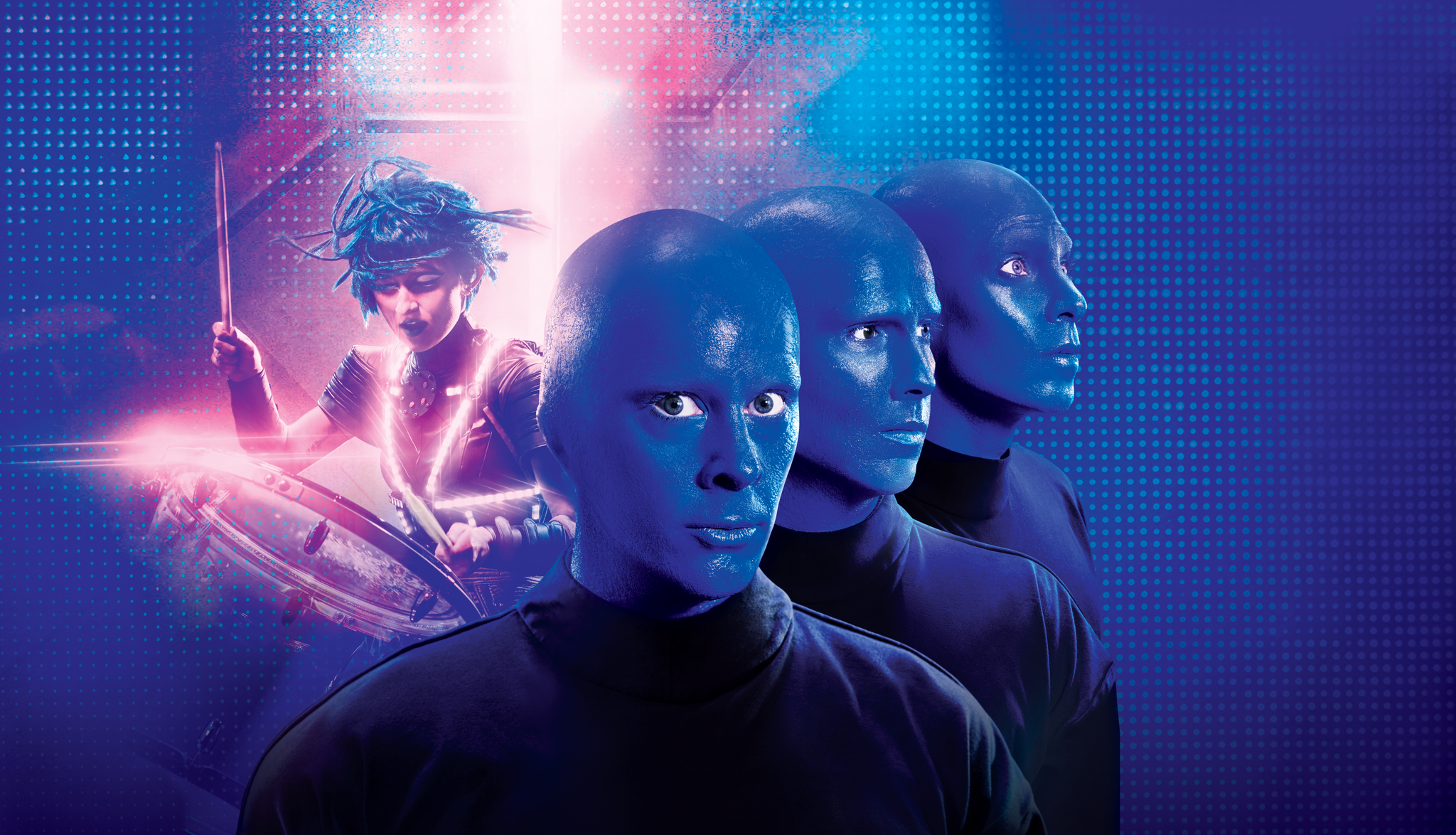 Blue Man Group show poster