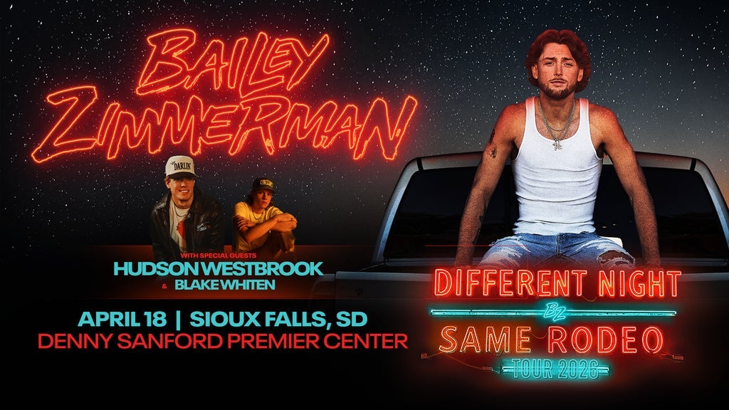 Bailey Zimmerman: Different Night Same Rodeo Tour 2026