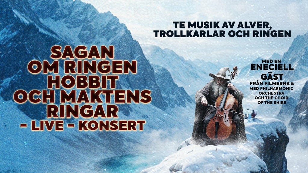 Sagan om ringen Hobbit Maktens ringar Livekonsert