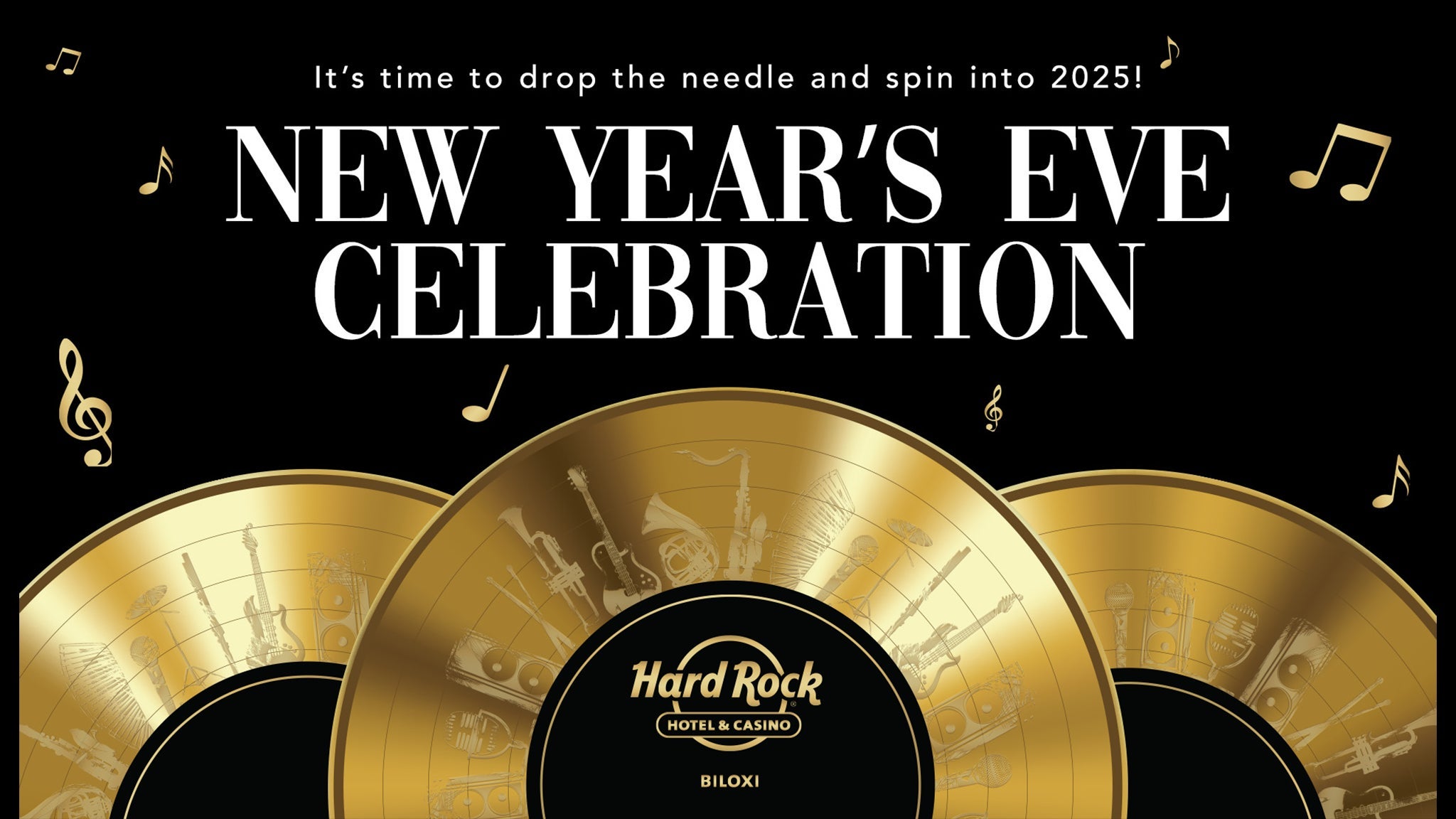 New Year’s Eve Celebration 2025 at Hard Rock Live – Biloxi, MS