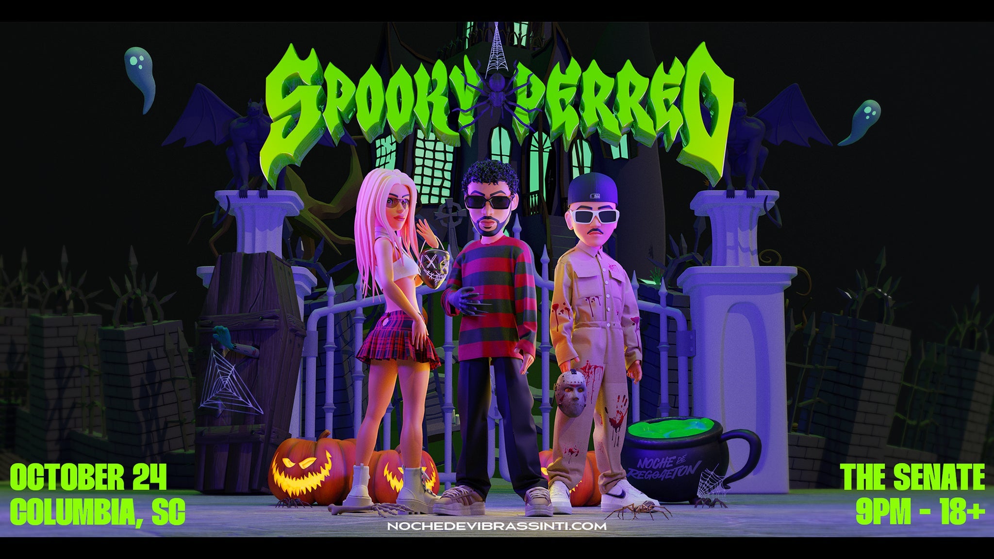 SPOOKY PERREO - Halloween Reggaeton Dance Party