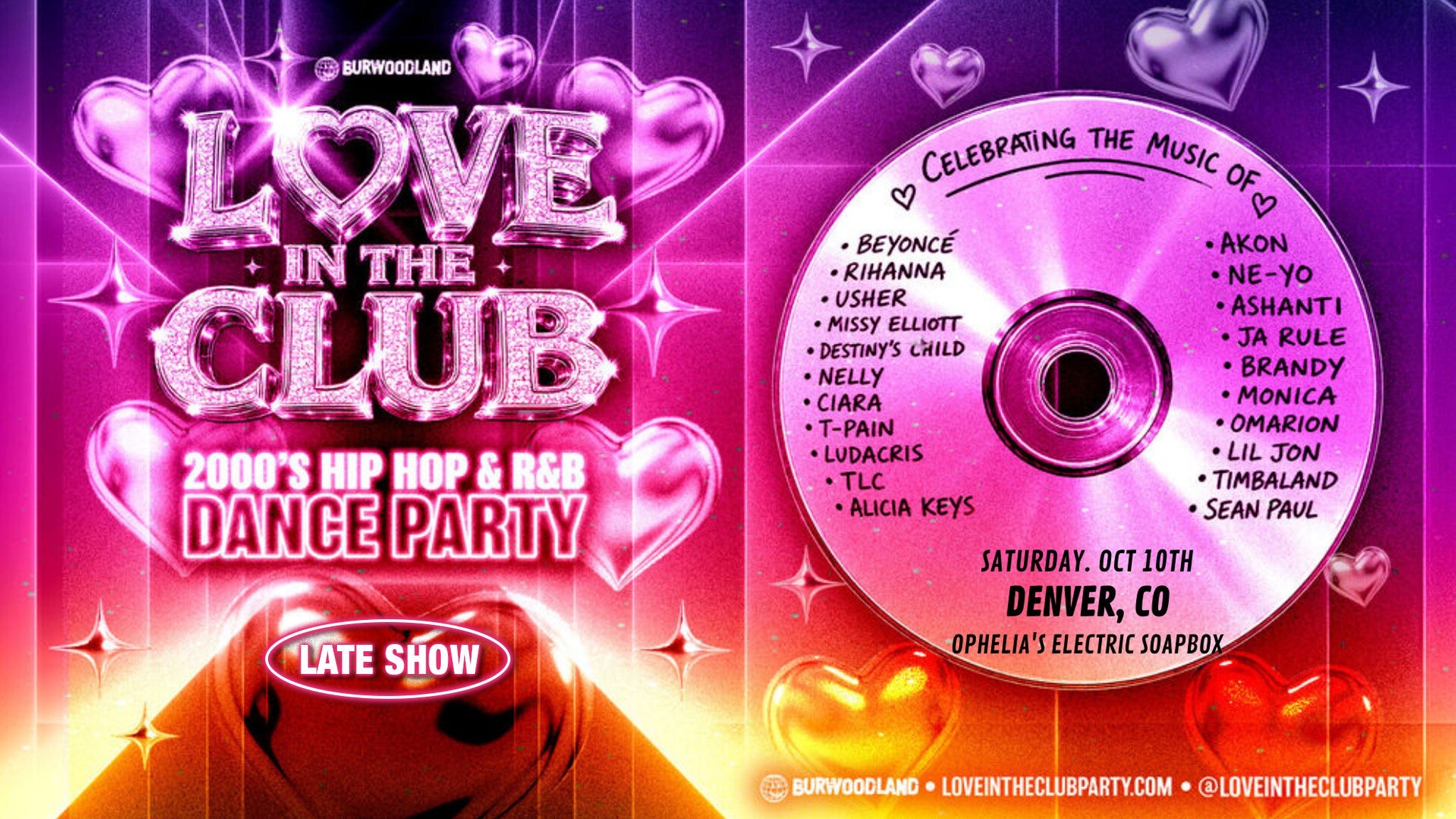 LOVE IN THE CLUB: 2000s Hip Hop/R&B Dance Party [Late Show] at