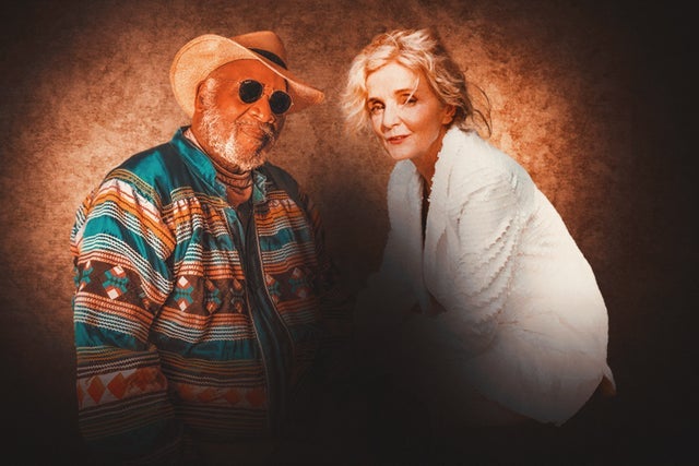 Taj Mahal and Patty Griffin in Los Angeles promotional photo for Live Nation presale tickets offer