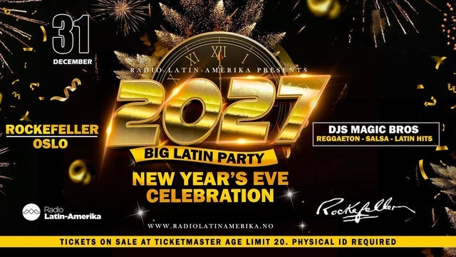 Nyttårsfest 2027 – Big Latin Party