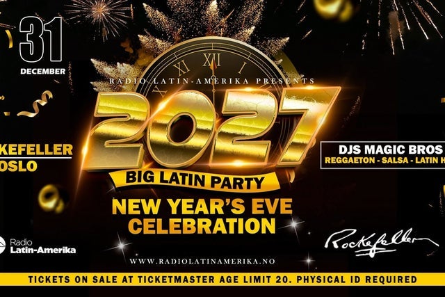 Nyttårsfest 2027 – Big Latin Party