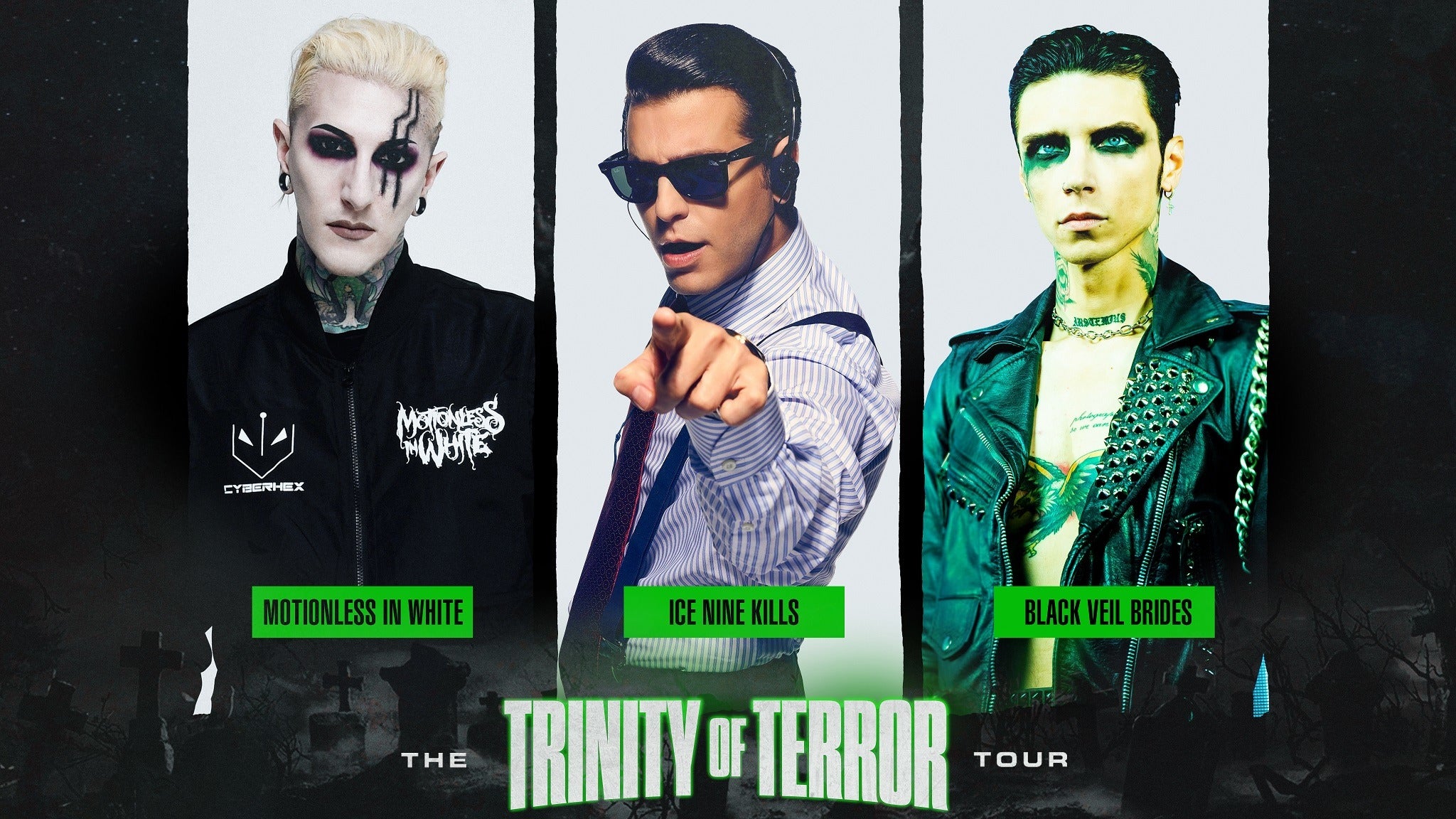 Trinity of Terror Tour presale password