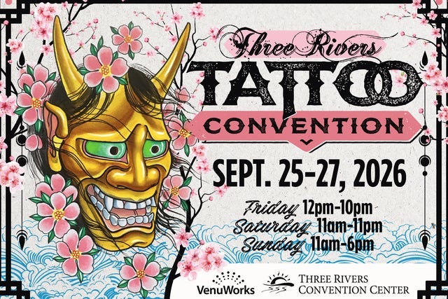 Presales to three rivers tattoo convention: members use these when buying pre-sale tickets