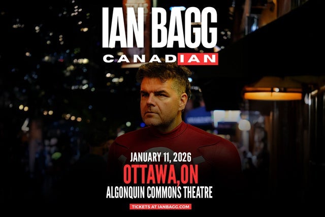Ian Bagg in Nepean promotional photo for Venue presale tickets offer