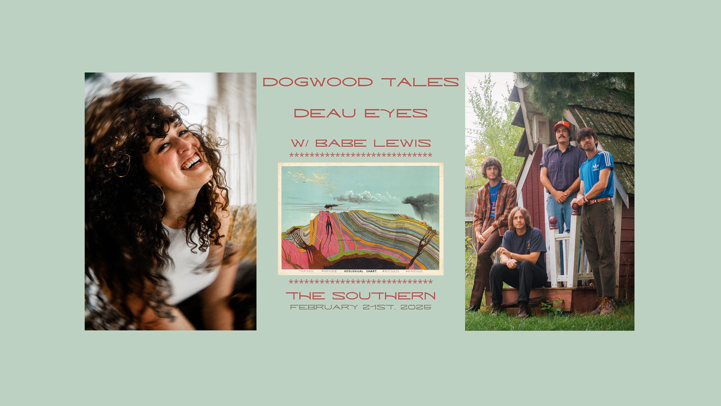 Dogwood Tales and Deau Eyes with Babe Lewis at The Southern Cafe & Music Hall – Charlottesville, VA