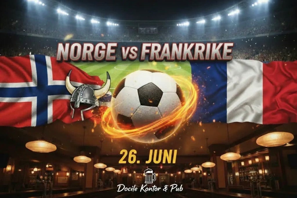 Norge vs Frankrike på Docile