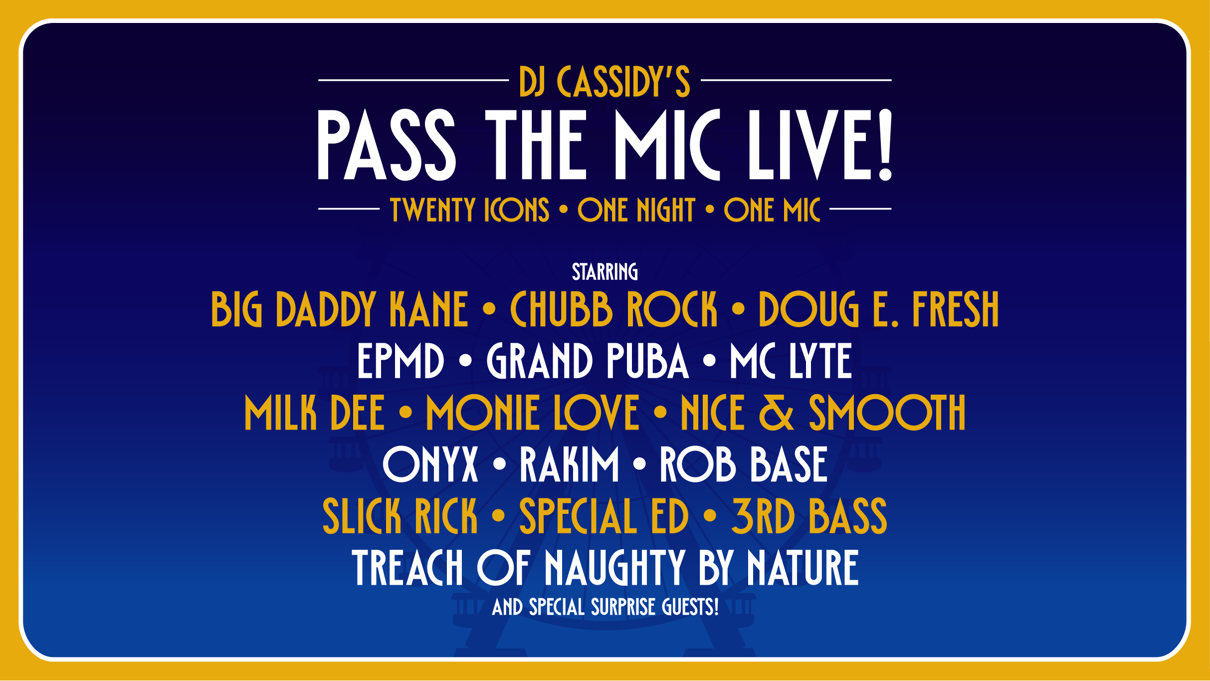 DJ Cassidy's Pass The Mic Live!