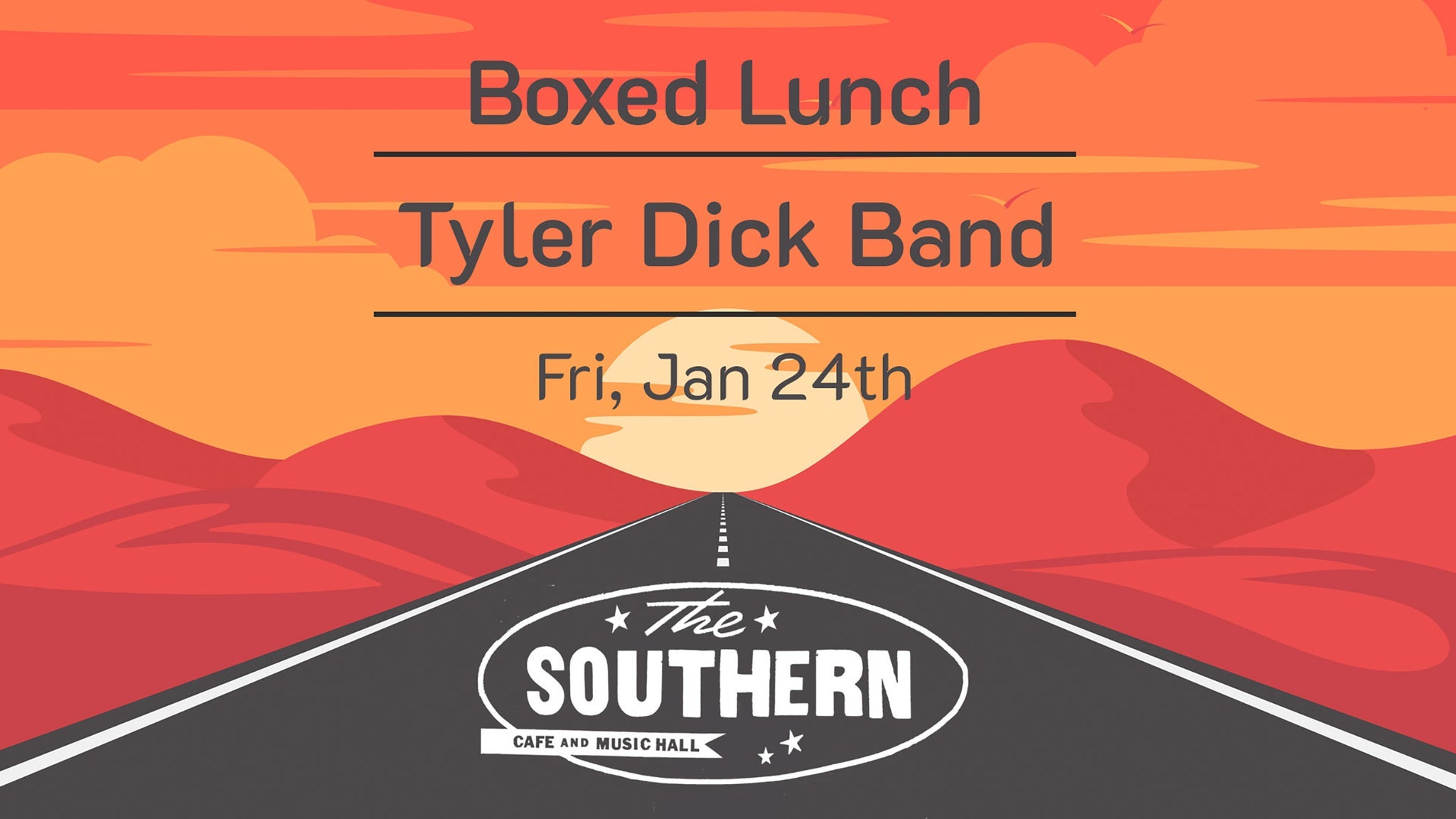 Boxed Lunch & Tyler Dick Band at The Southern Cafe & Music Hall – Charlottesville, VA