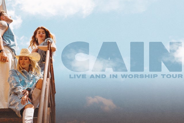 Presales to cain live and in worship m&amp;g vip add on!: members use these when buying pre-sale tickets