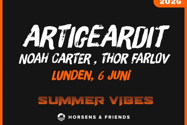 Ticket Reselling ARTIGEARDIT + THOR FARLOV + NOAH CARTER
