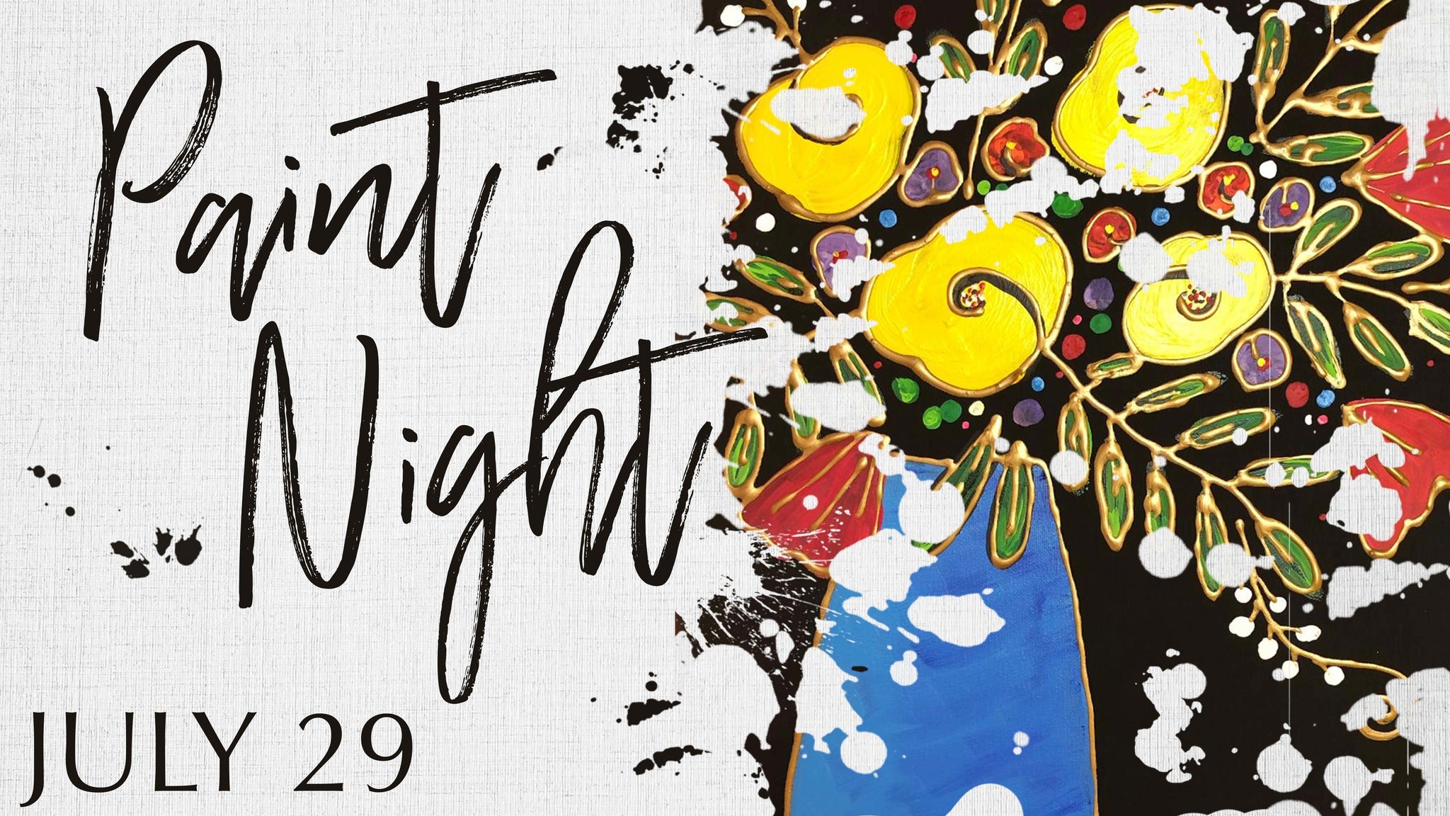 Paint Night at Yucaipa Performing Arts Center Indoor Theatre