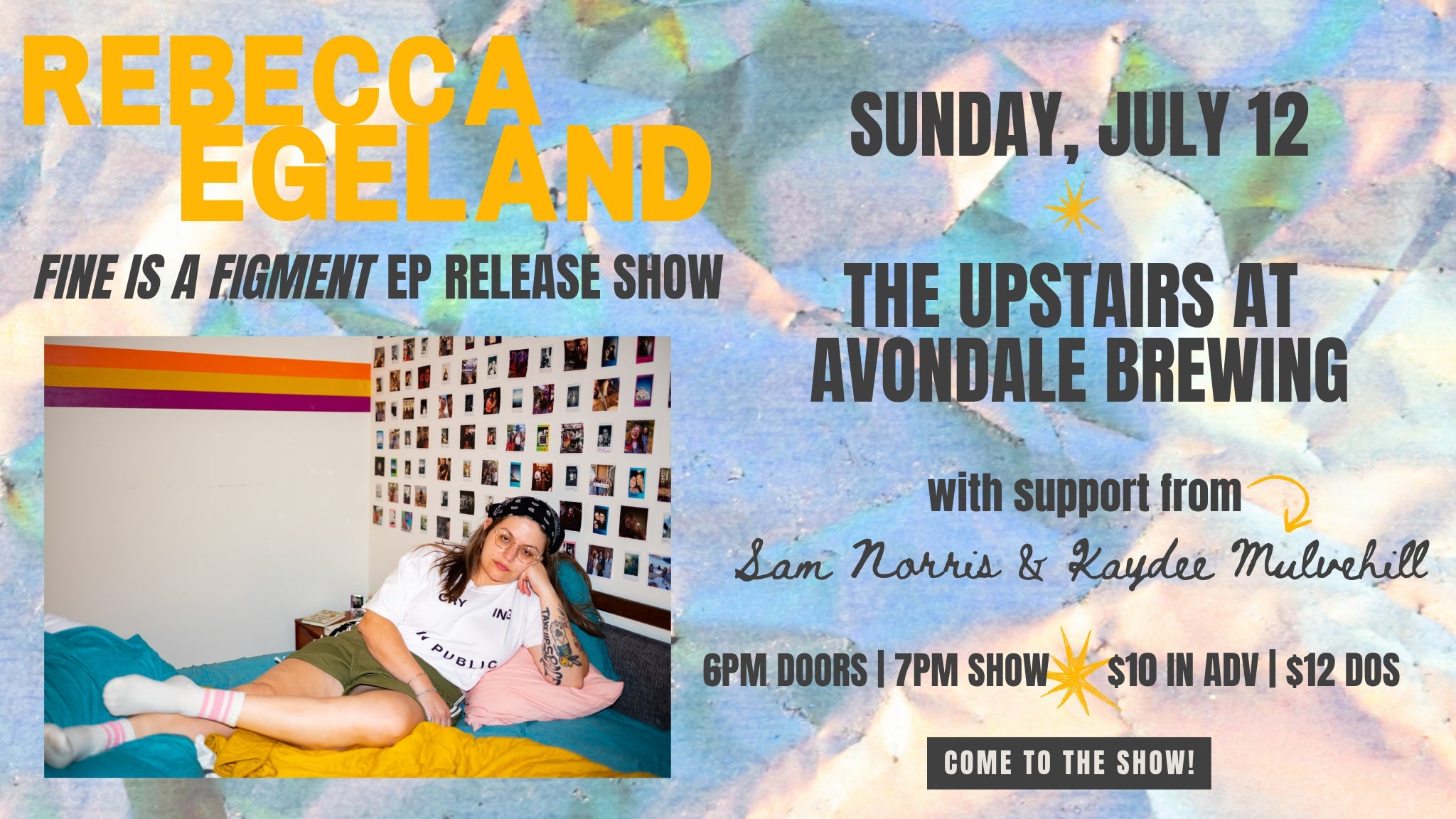 Rebecca Egeland EP Release - The Upstairs at Avondale concert image