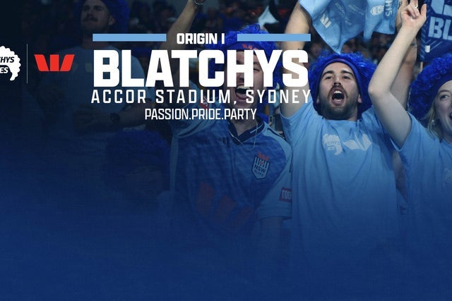 Presales to ampol state of origin i westpac blatchys blues: members use these when buying pre-sale tickets