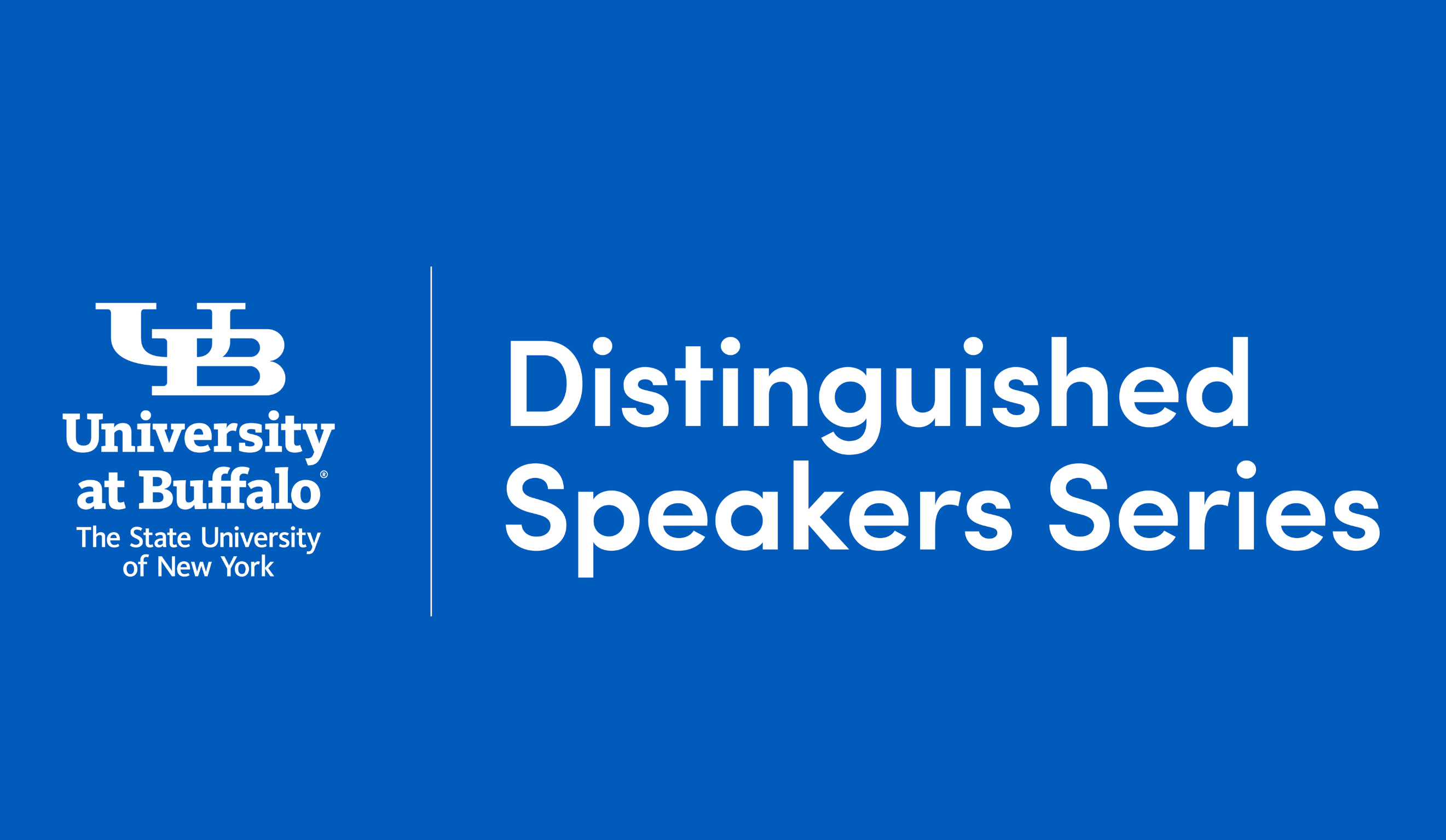 UB Distinguished Speakers Series