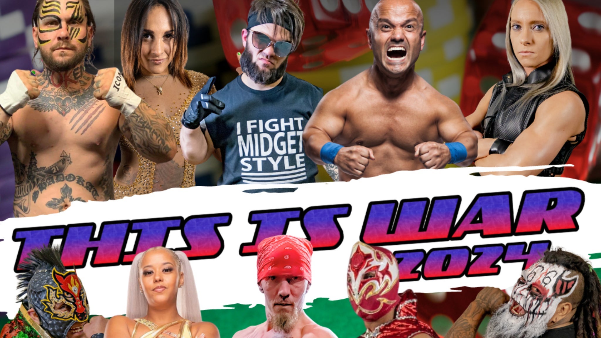 Midget Wrestling  Warriors: This Is War at Lawrenceburg Event Center – Lawrenceburg, IN