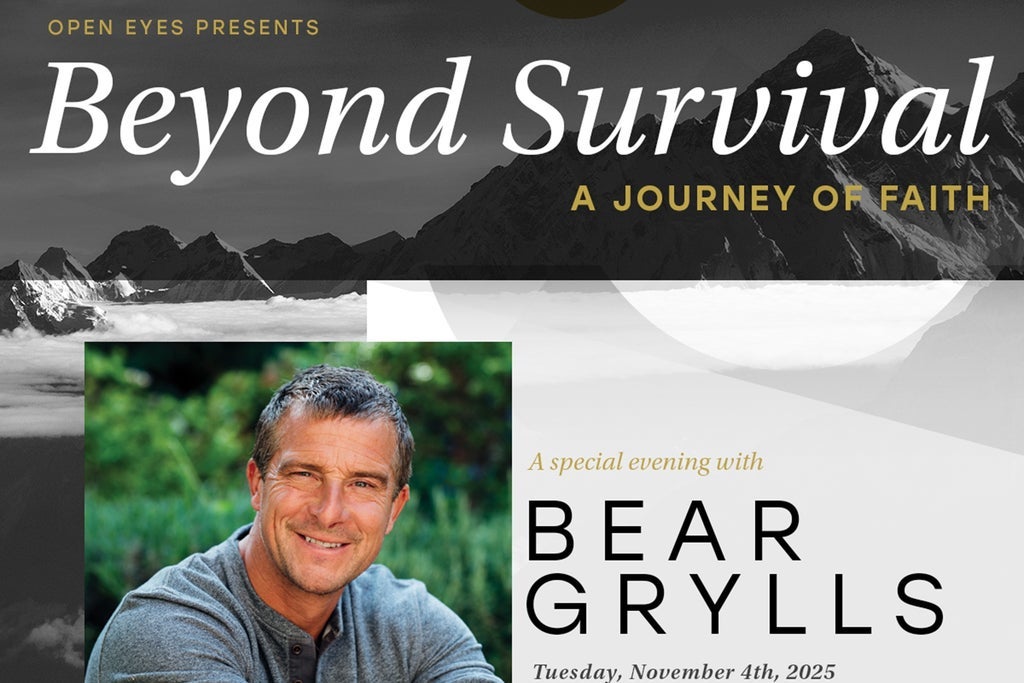 Open Eyes presents: An Evening with Bear Grylls